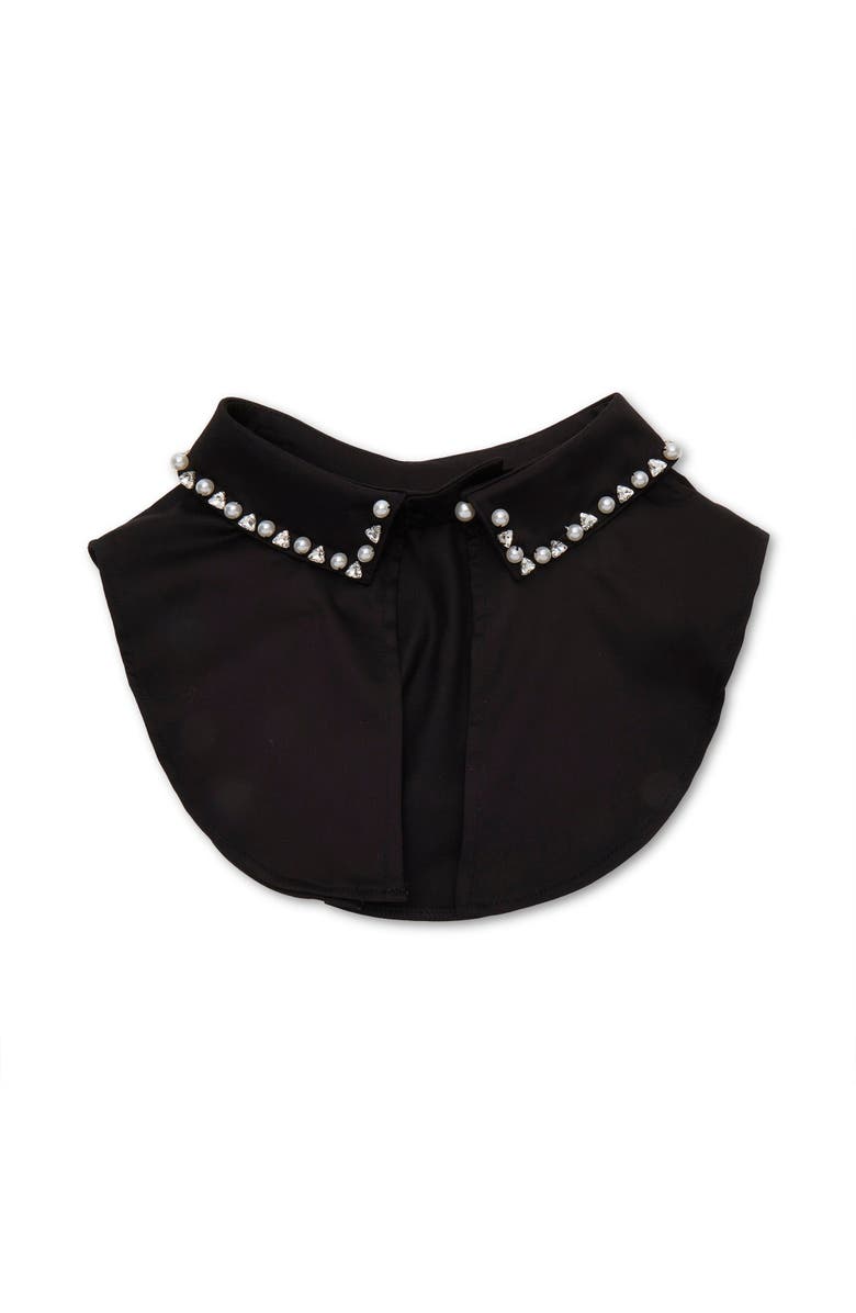 Lele Sadoughi Geo Crystal Collar, Alternate, color, Jet 001