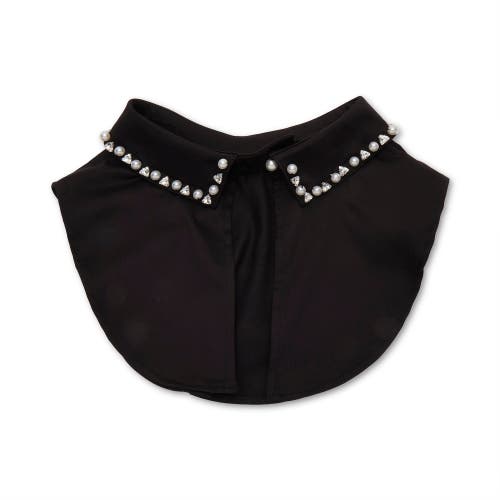 Lele Sadoughi Geo Crystal Collar In Black