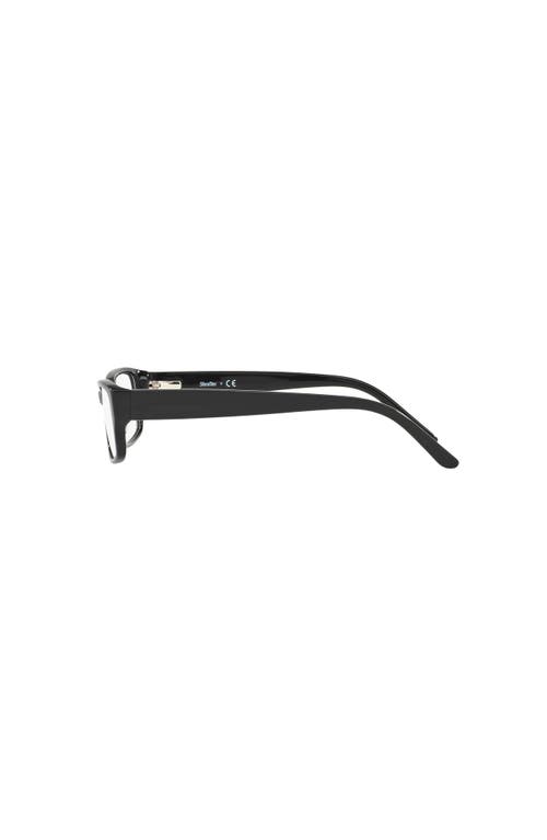 Sferoflex 51mm Rectangle Optical Glasses In Black