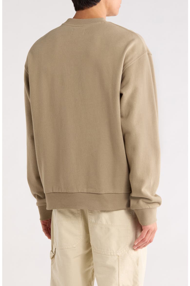 Quick Sketch Crewneck Sweatshirt, Alternate, color, TAUPE
