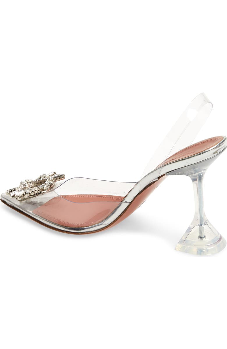 Amina Muaddi Begum Glass Slingback Pump, Alternate, color,