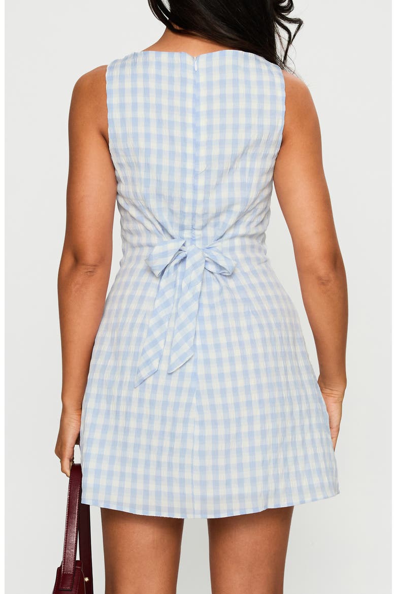 Alfalfa Check Minidress, Alternate, color, BLUE CHECK