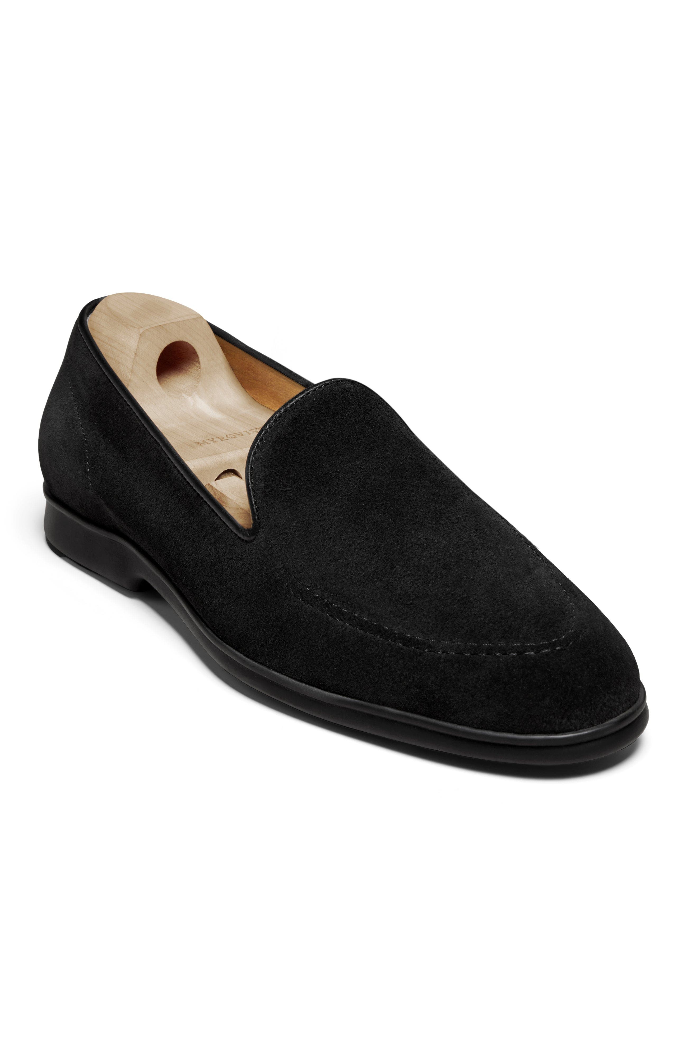 Myrqvist Brännö II Loafers, Main, color, Black
