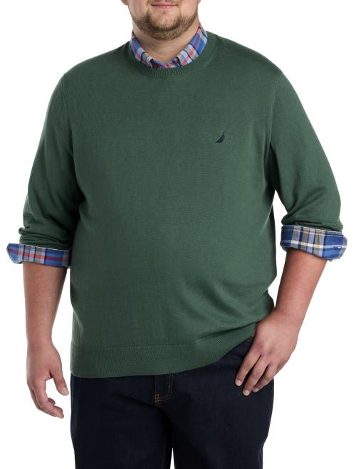 Nautica Navtech Crewneck Sweater In Green