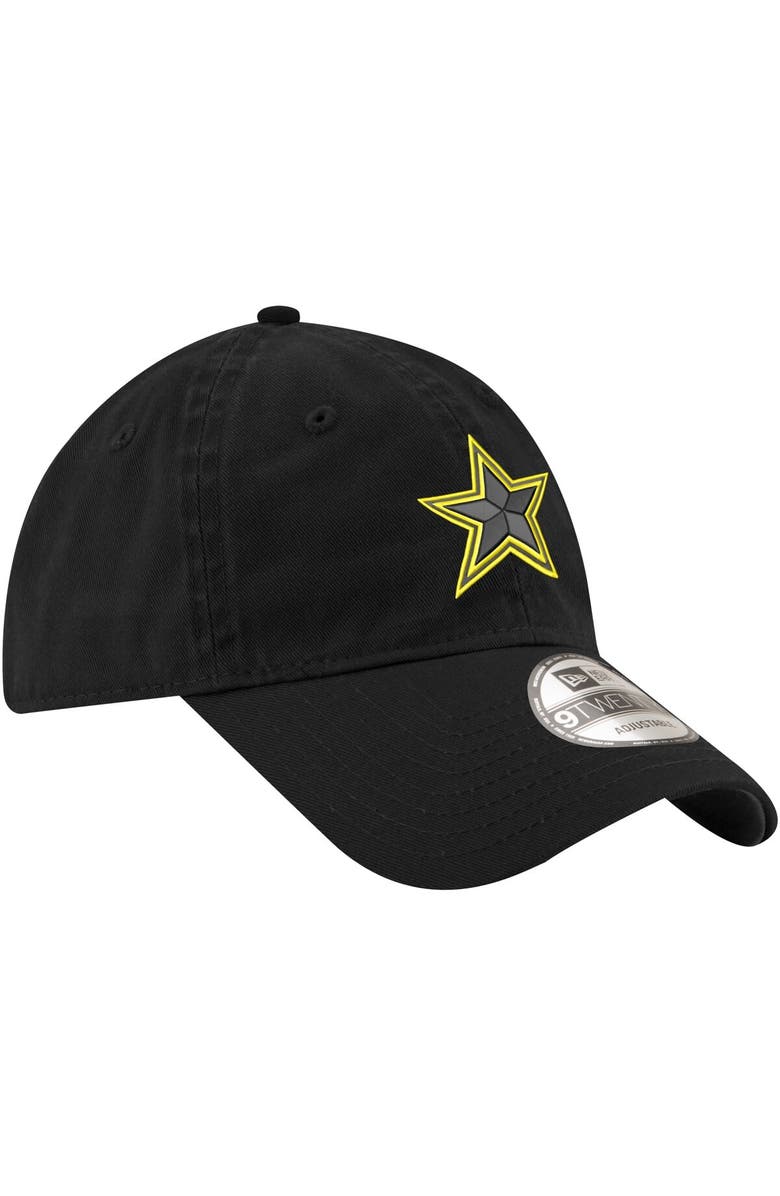 New Era Men's New Era Black Dallas Cowboys Volt 9TWENTY Adjustable Hat, Alternate, color,