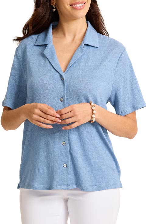 Linnea Linen Camp Shirt