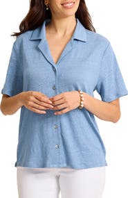 Tommy Bahama Linnea Linen Camp Shirt