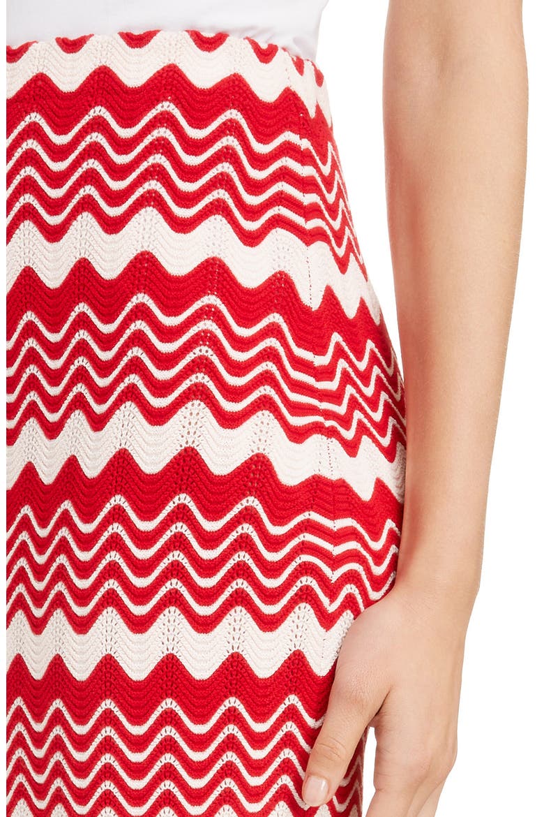 Wiggle Rib Tube Skirt, Alternate, color, PINK/ RED