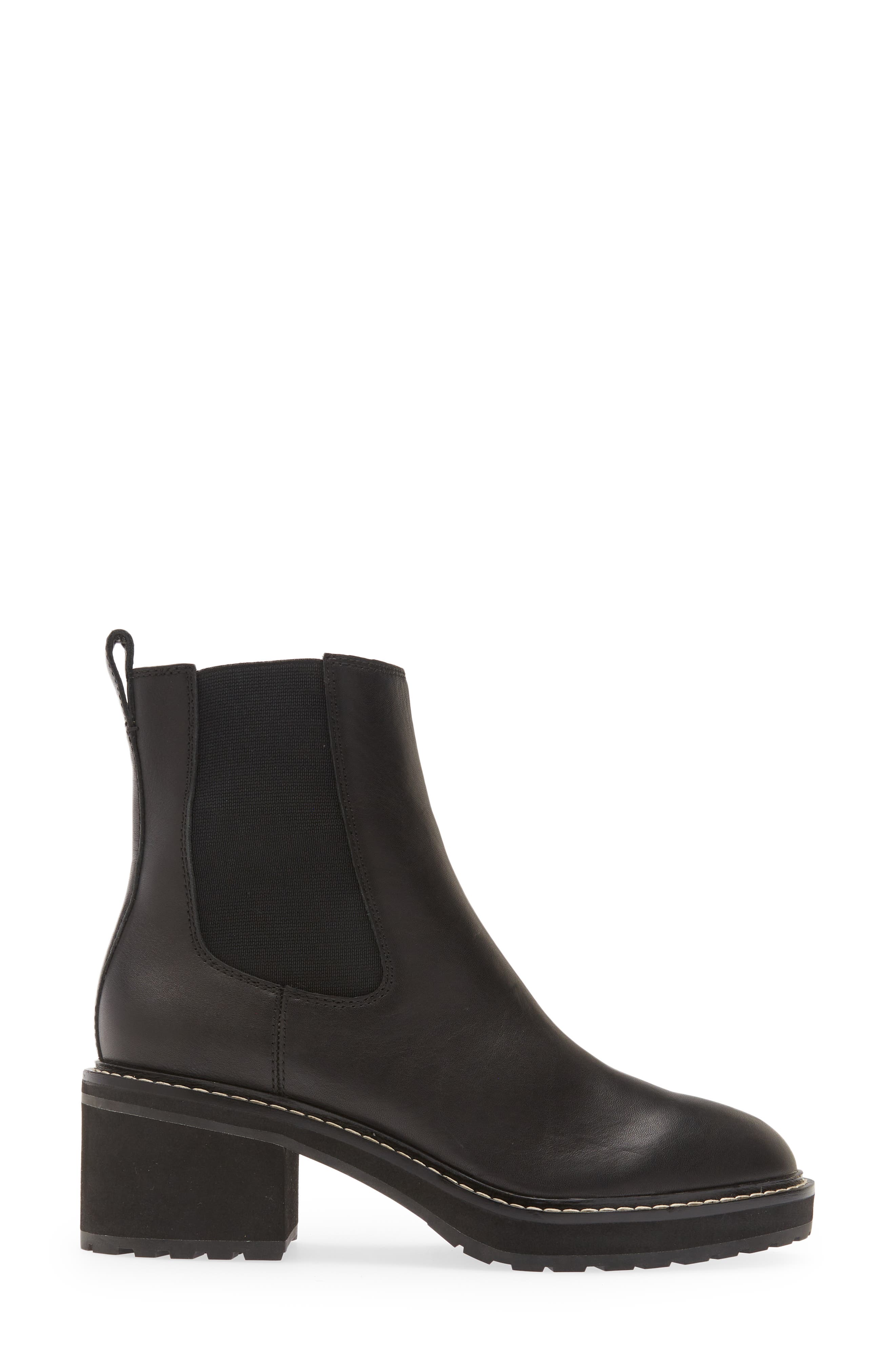 Kristin Chelsea Boot, Alternate, color, TRUE BLACK