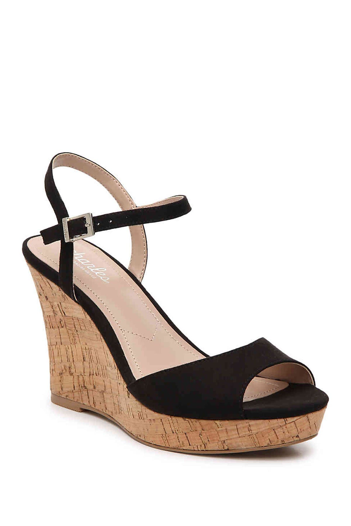 Charles by Charles David Lambert Cork Wedge Sandal, Main, color, 