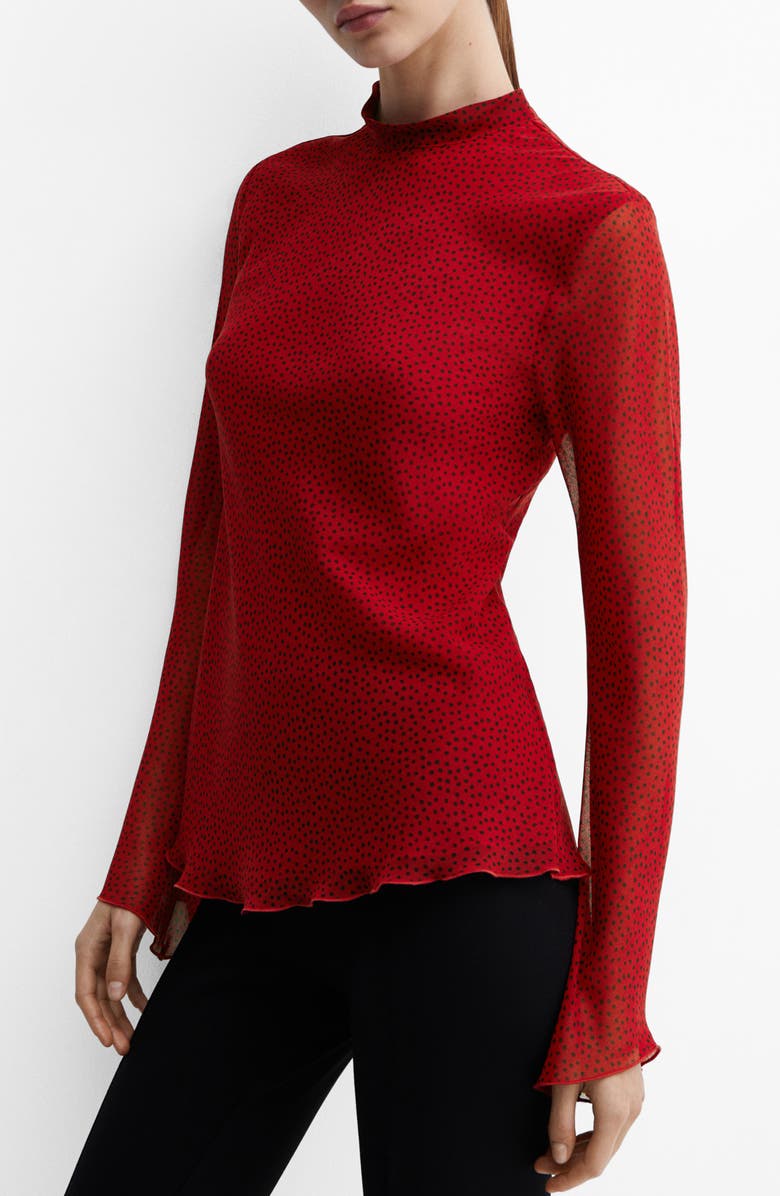 MANGO Long Sleeve Top, Main, color, 