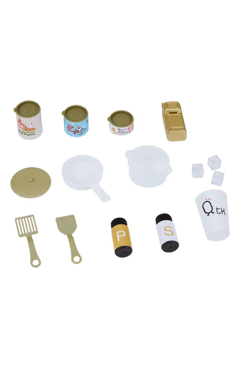 Teamson Kids Versaille Deluxe 15-Piece Kitchen Playset, Alternate, color, Green