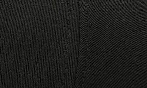 Kate Spade New York Magazine Script Twill Baseball Cap In Black