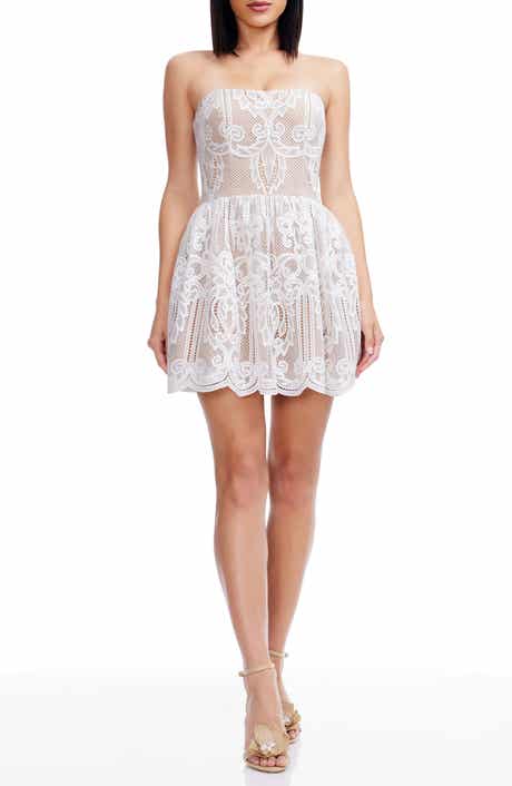 Dress the Population Sasha Strapless Cocktail Minidress