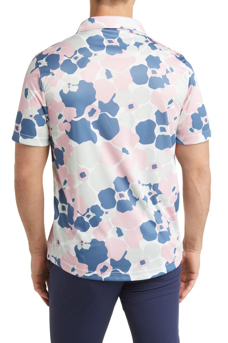 Ace Golf Polo, Alternate, color, FLAMINGO-MINT-BLUE