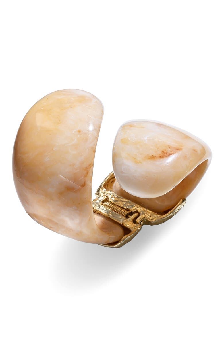 Amelia Hinge Bracelet, Alternate, color, CREAM