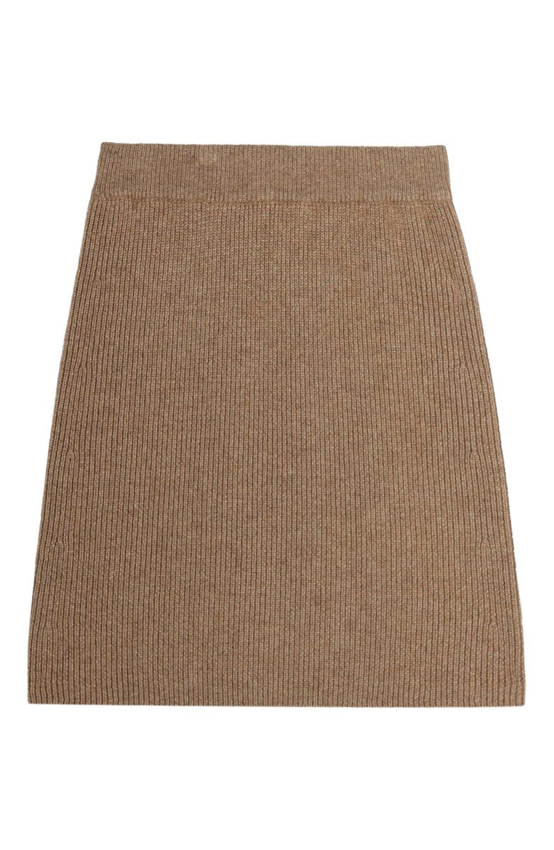 GOBI Mongolian Cashmere Cashmere Mini Skirt, Alternate, color, 