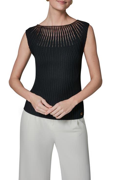 Ribbed Sleeveless Sweater