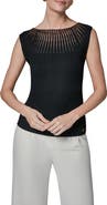 Donna Karan New York Ribbed Sleeveless Sweater