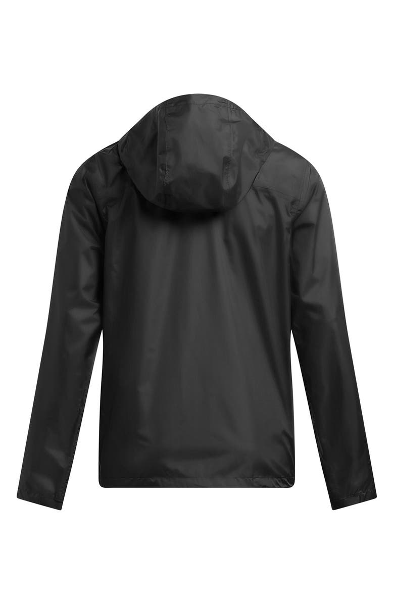 Under Armour Stormproof Cloudstrike 2.0 Waterproof Hooded Jacket, Alternate, color, Black / / White