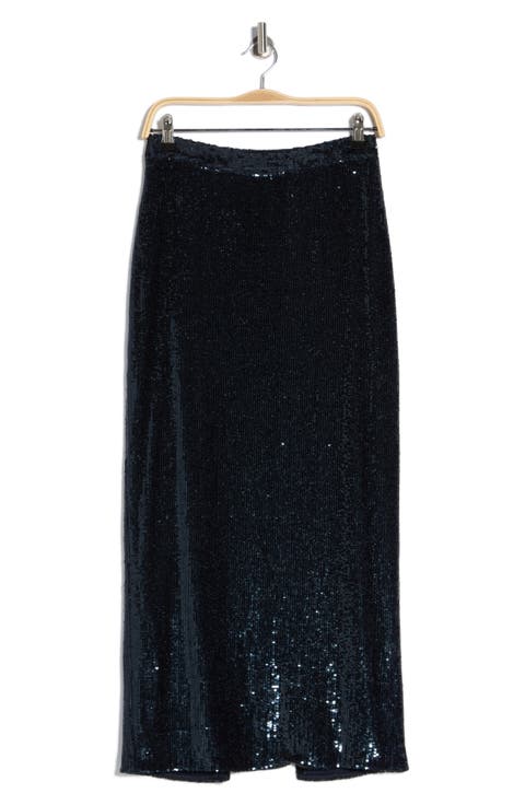 Gwyneth Sequin Midi Skirt