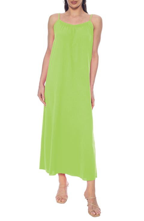 Ruched Neck Maxi Dress