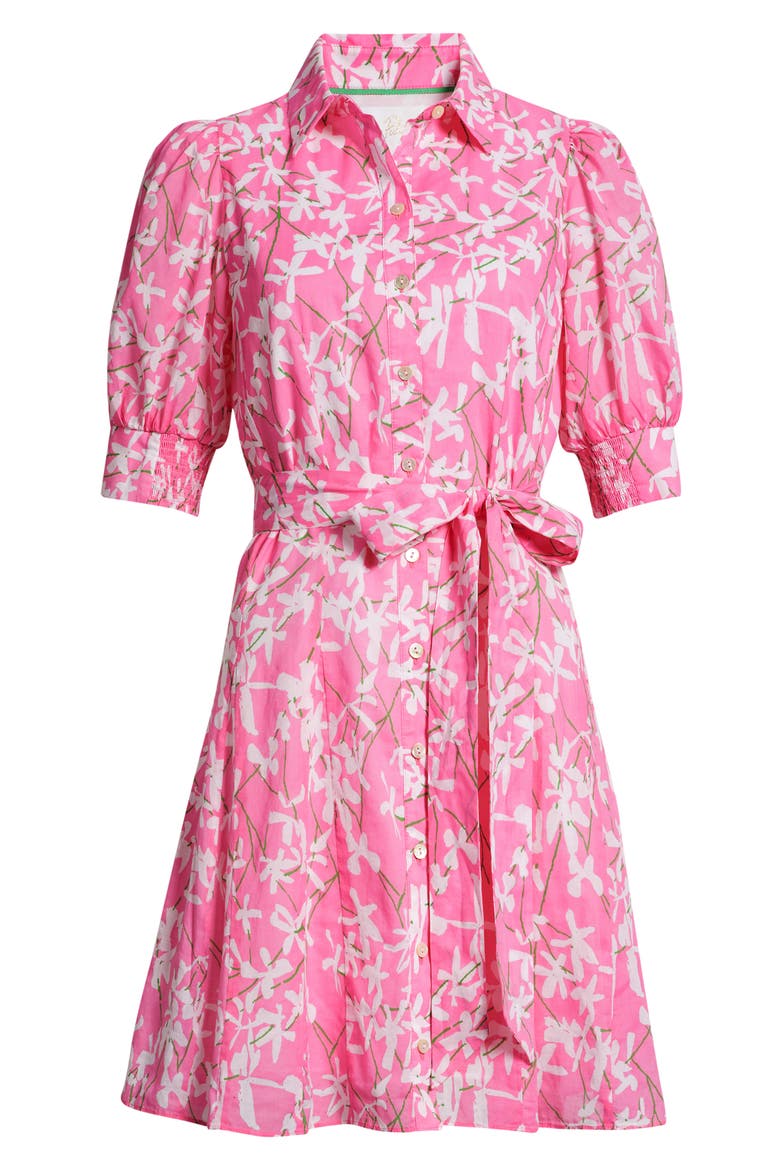 Larkyn Floral Print Shirtdress, Alternate, color, CONFETTI PINK LIZA