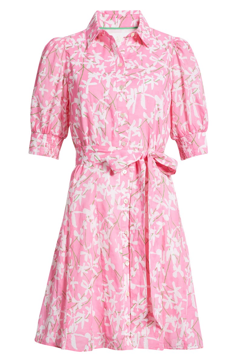 Lilly Pulitzer<sup>®</sup> Larkyn Floral Print Shirtdress, Main, color, Confetti Pink Liza