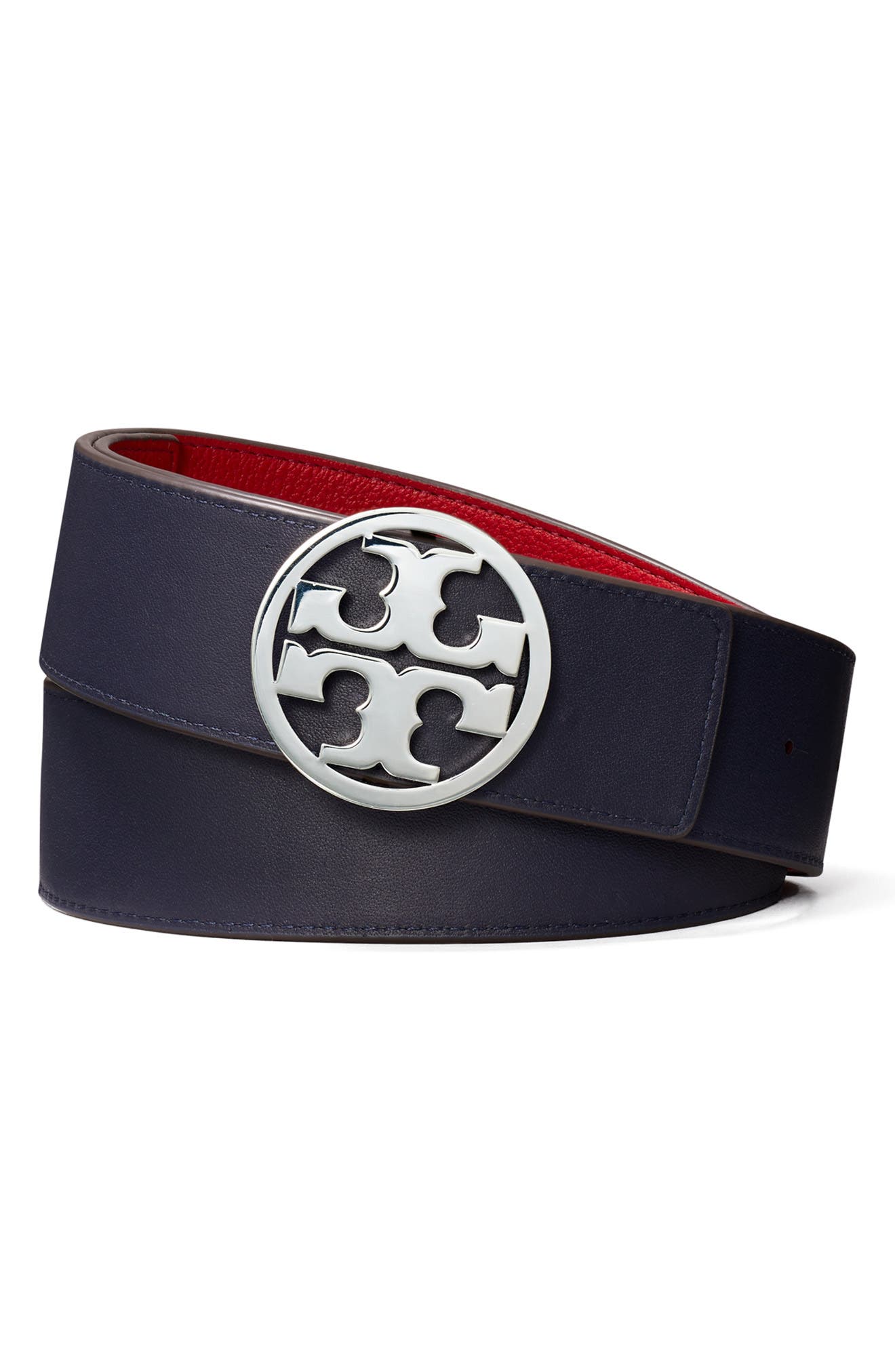Tory Burch Miller 1.5-Inch Reversible Logo Belt