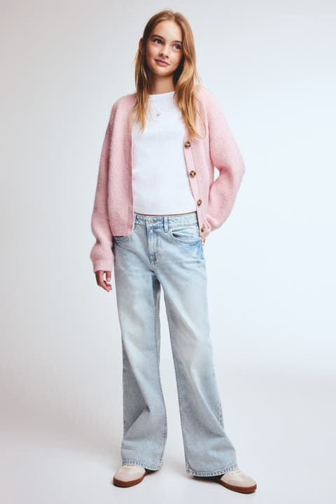 Baggy Fit Bootcut Leg Jeans