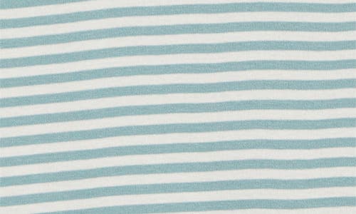 Splendid Faye Crewneck Stripe Tee In Mineral/white