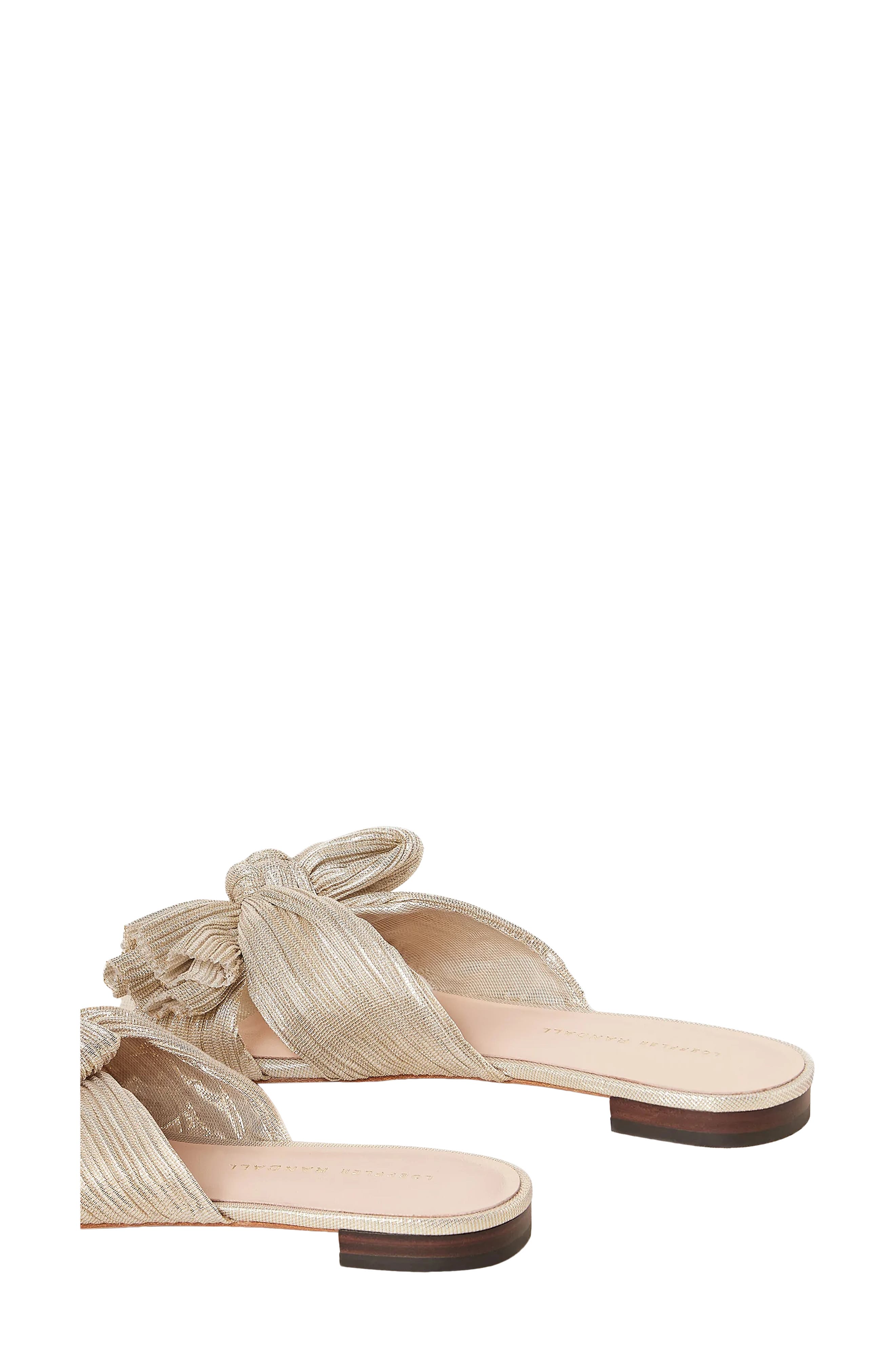 Daphne Slide Sandal, Alternate, color, PLATINUM