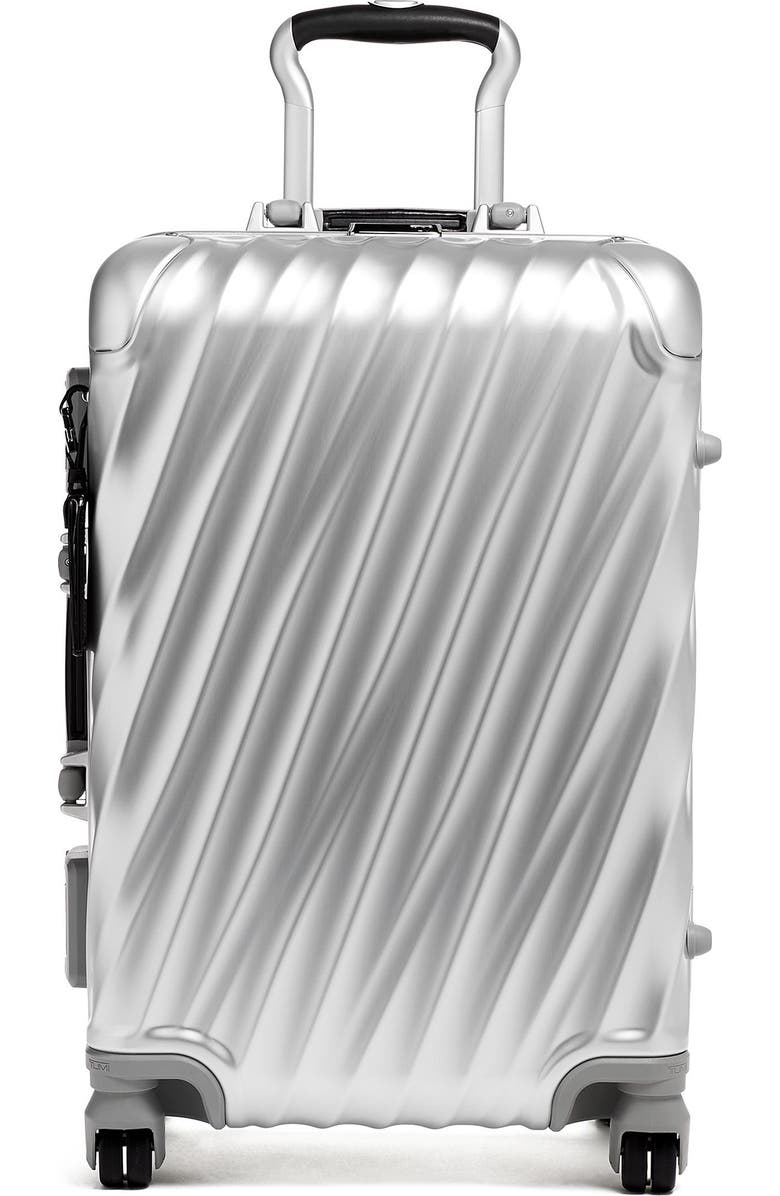 TUMI 19 Degree Aluminum 22-Inch International Spinner Packing Case, Main, color, Silver