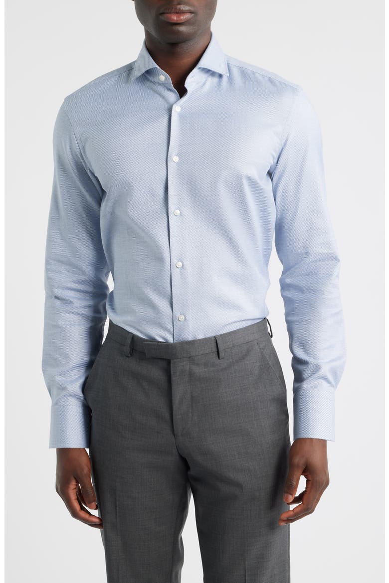 H-Hank Kent Dress Shirt, Main, color, LIGHT/ PASTEL BLUE