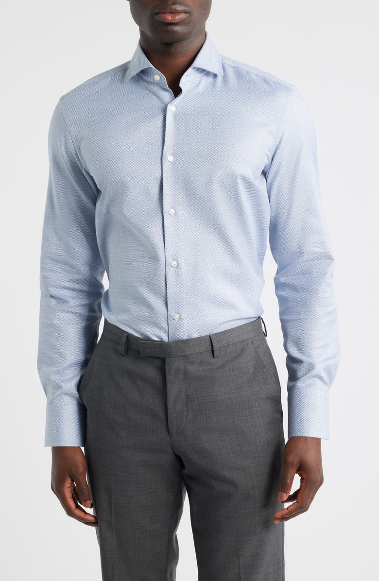 BOSS H-Hank Kent Dress Shirt, Main, color, Light/ Pastel Blue