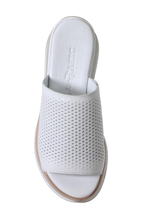 Diba True Pa Cific Platform Sandal In White