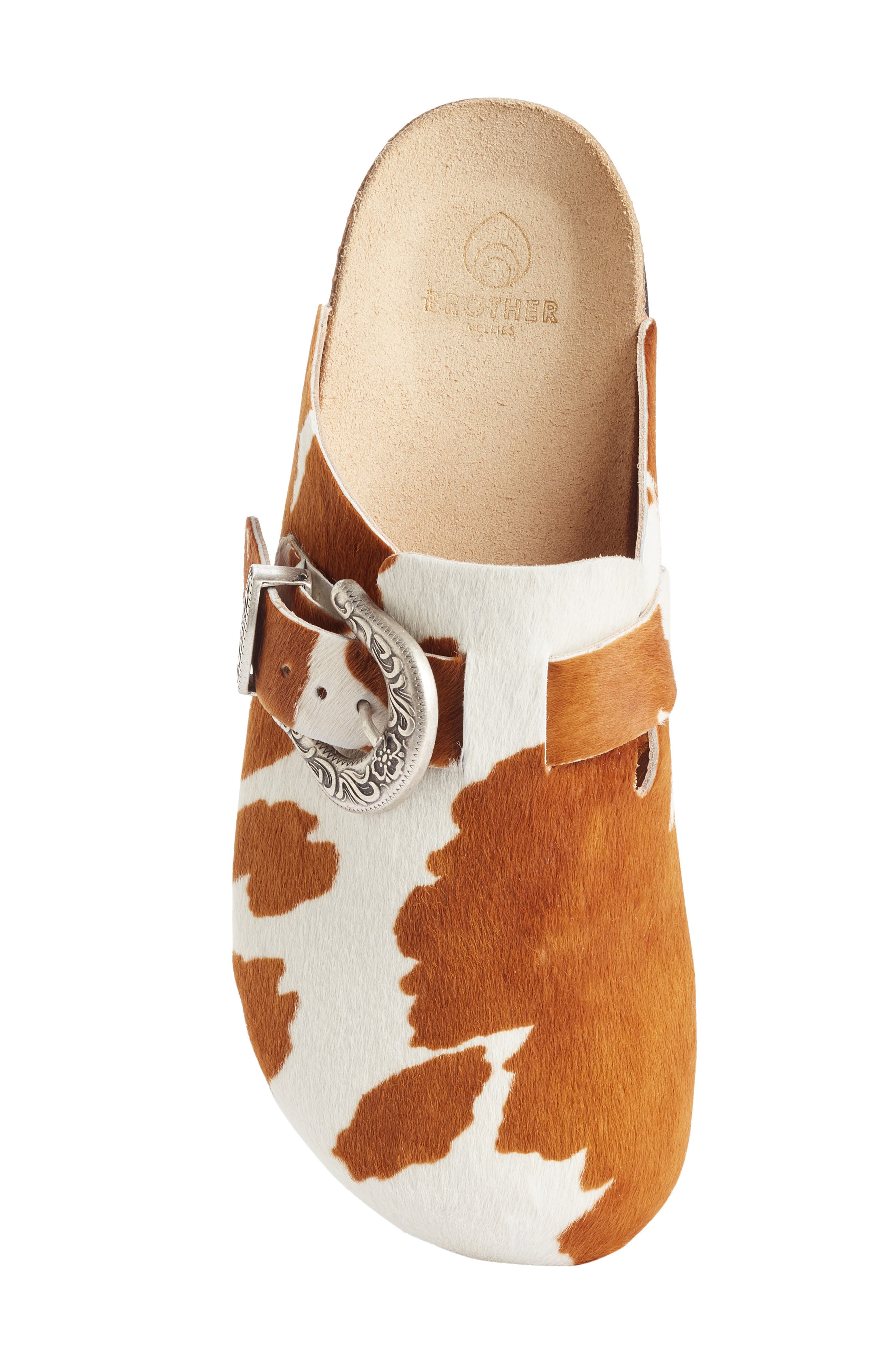 Brother Vellies Greg Genuine Calf Hair Clog, Alternate, color, 