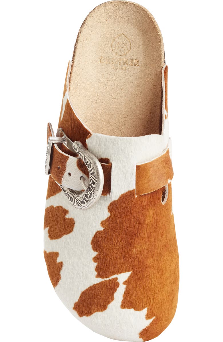 Brother Vellies Greg Genuine Calf Hair Clog, Alternate, color,