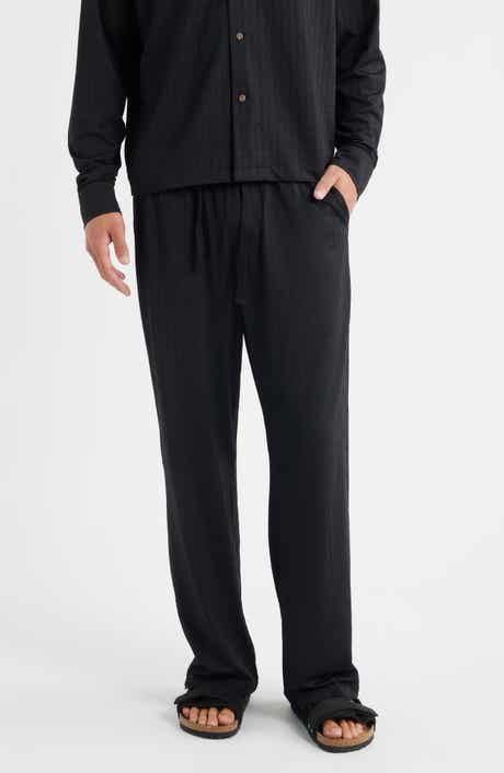 RIZORT Francis Grid Stretch Nylon Blend Drawstring Pants
