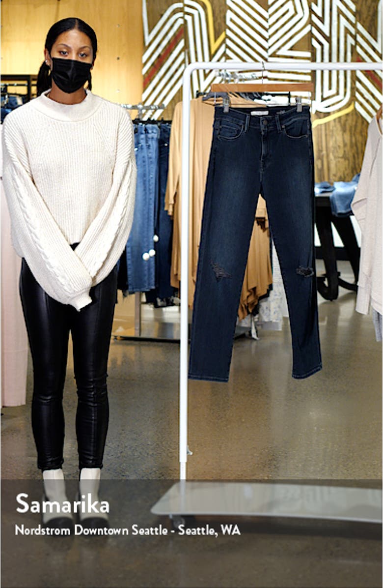 Cher High Waist Ankle Slim Straight Leg Jeans, sales video thumbnail