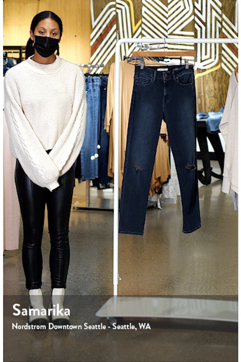 Cher High Waist Ankle Slim Straight Leg Jeans video
