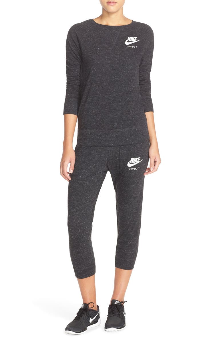 Nike 'Gym' Crewneck Sweatshirt, Alternate, color,