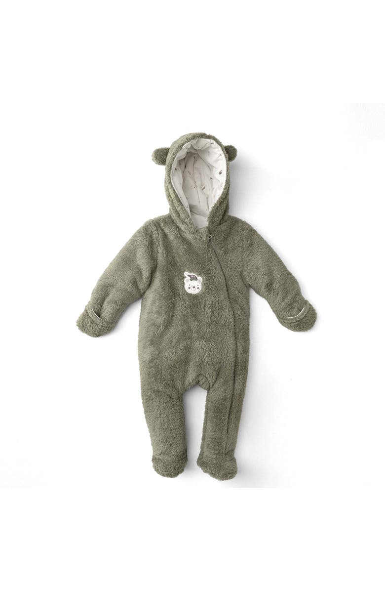 Andy Wawa Forest Snuggle Bear Bodysuit, Main, color, Green