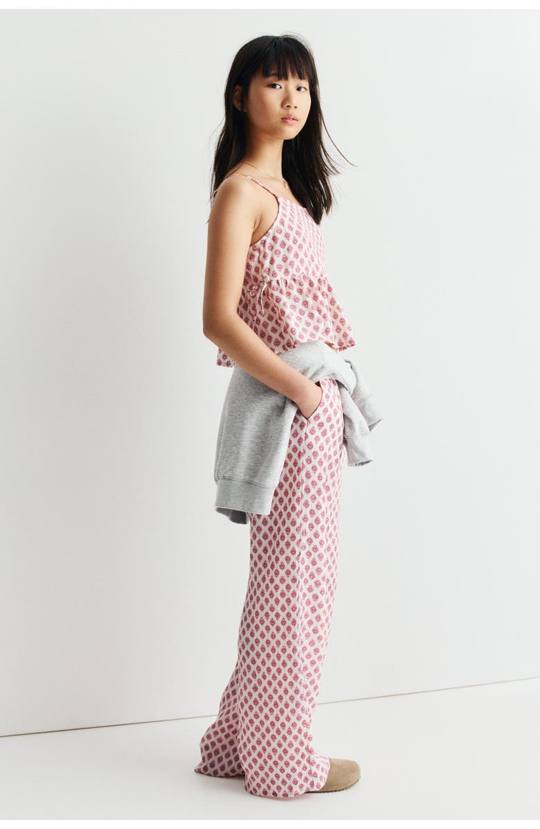 H&M 2-piece Seersucker Set, Alternate, color, Light Beige/Patterned