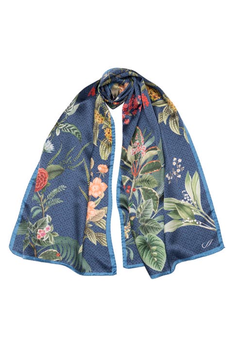 Sara - Long Satin Silk Scarf for Women