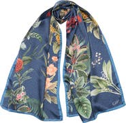 Elizabetta Sara - Long Satin Silk Scarf for Women