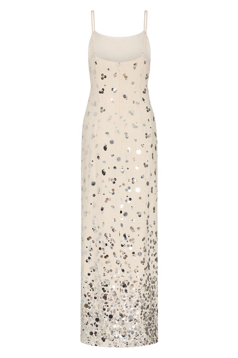Lily Sequin Dress, Alternate, color, TAN MULTI