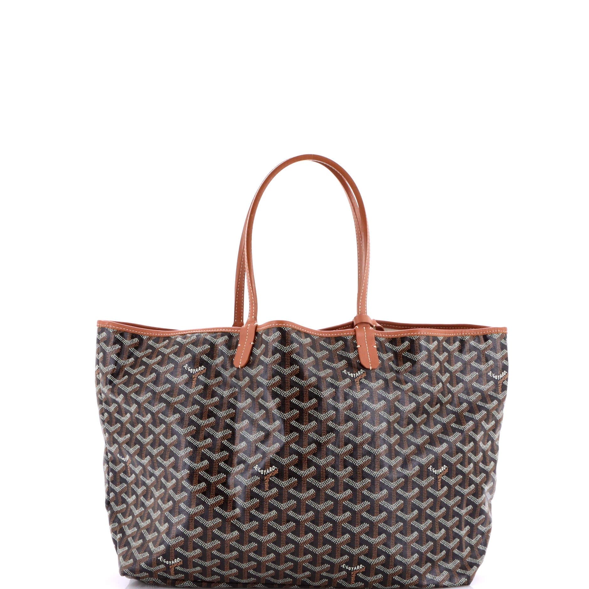 Pre-Owned Goyard Saint Louis Tote Coated Canvas PM, Alternate, color, Brown