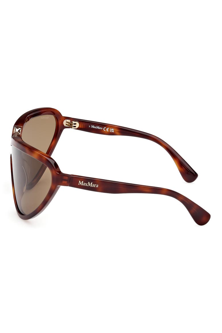 Emil 0mm Shield Sunglasses, Alternate, color, CLASSIC HAVANA / BROWN LENSES