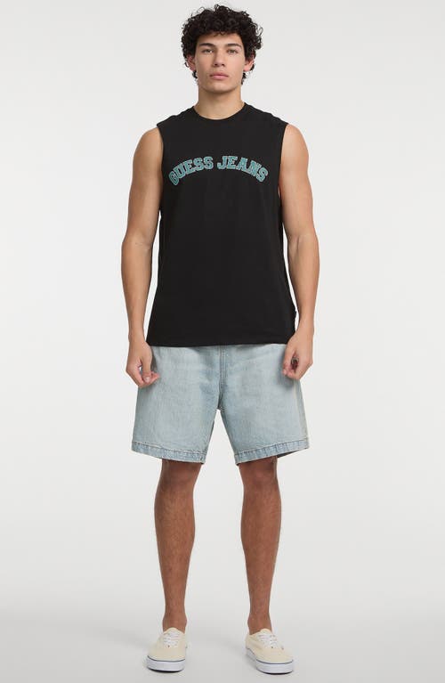 Guess Jeans Denim Drawstring Shorts In Gal1